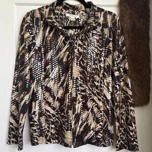 JM COLLECTION SEQUIN ANIMAL